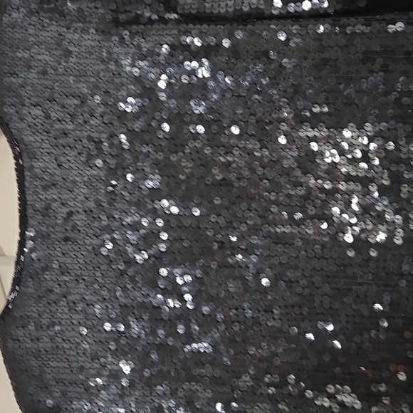 Stenay Sequin & Beaded Black and Gold Jacket Size Small - Picture 10 of 10